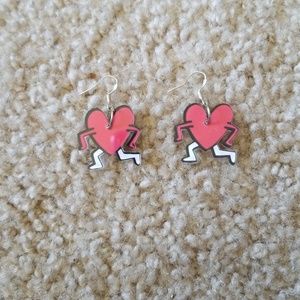 Handmade silver earrings